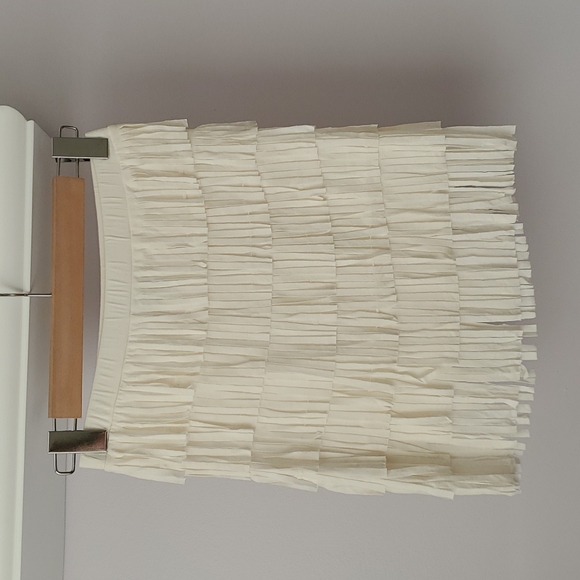 White fringe mini skirt - Picture 1 of 5